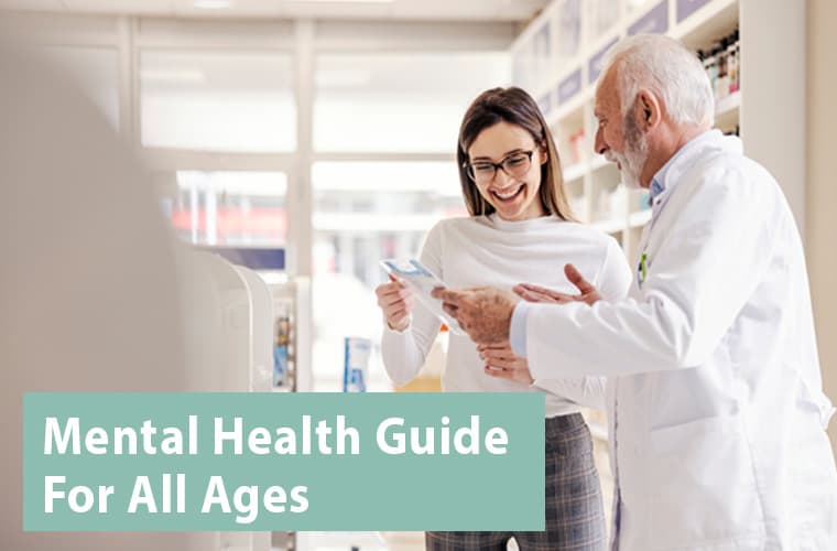 Mental Health Across The Ages - Magazine Cover